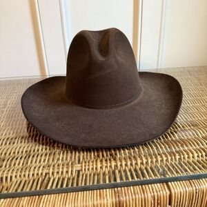 Stetson Gus 20x Chocolate Kemo Sabe Hat-7 3/8" Long Oval, Initial "P" Branding